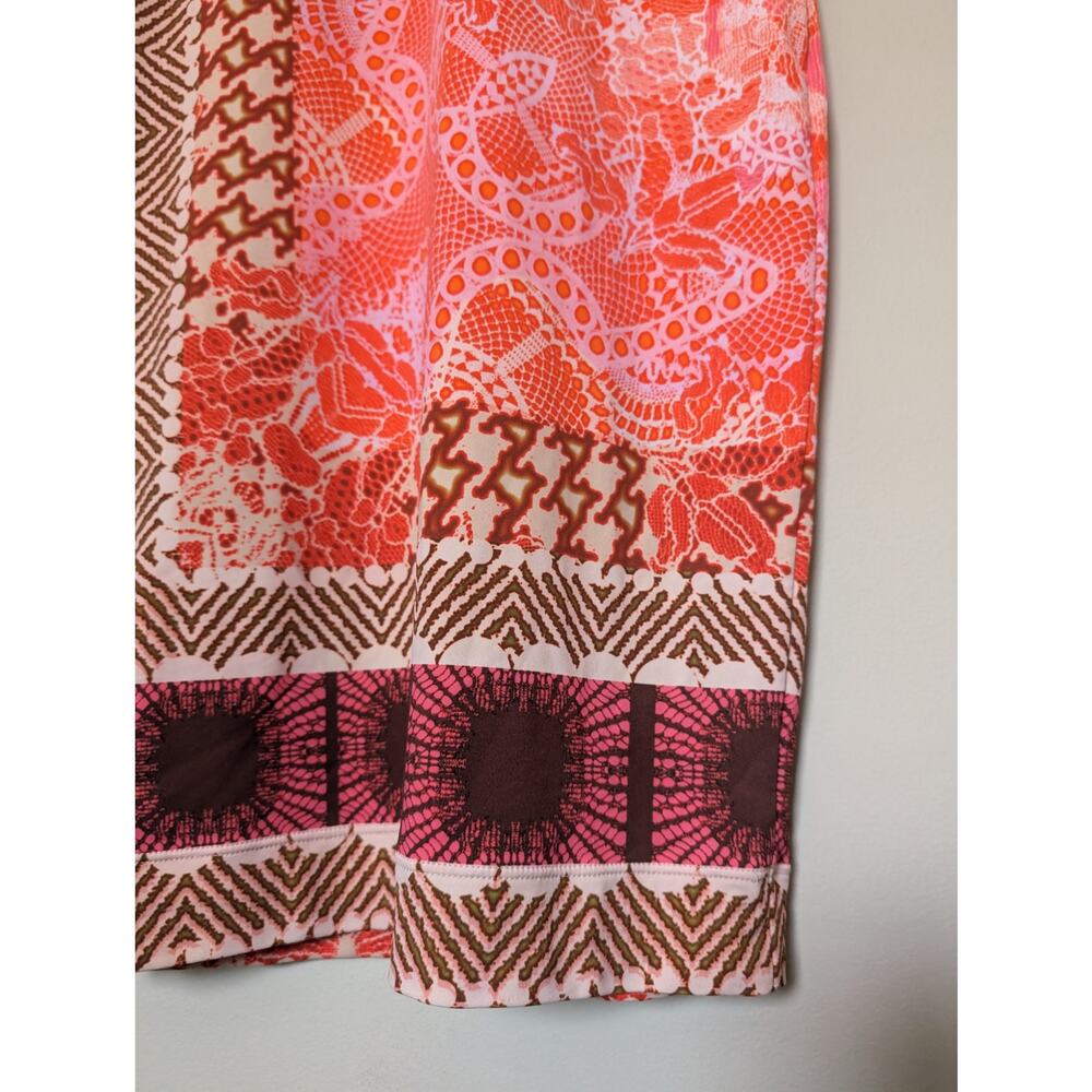 Fuzzi Jean Paul Mixed Print Flutter Sleeve Mesh D… - image 6